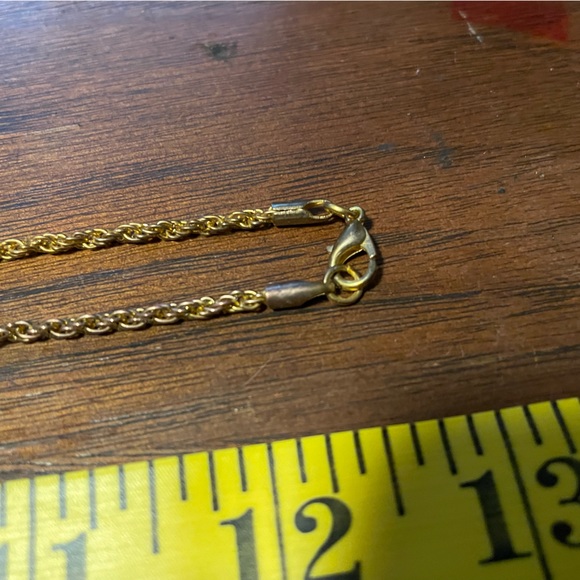 💨 Rhinestone Weed Cannabis Pendant Necklace Gold Color Chain Crab Clasp 💨 - Picture 7 of 7